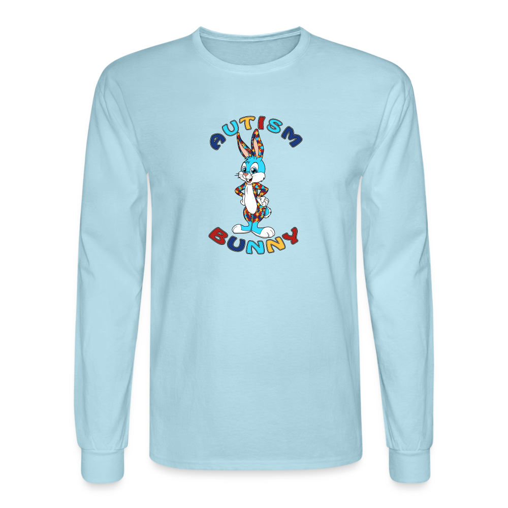 Men's Long Sleeve T-Shirt - powder blue