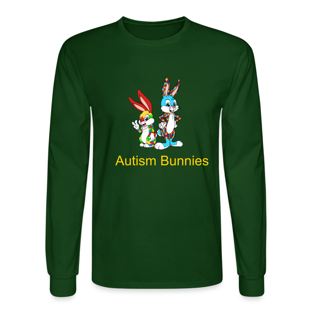 Men's Long Sleeve T-Shirt - forest green