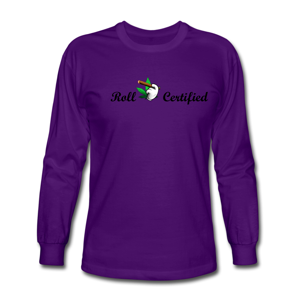 Men's Long Sleeve T-Shirt - purple