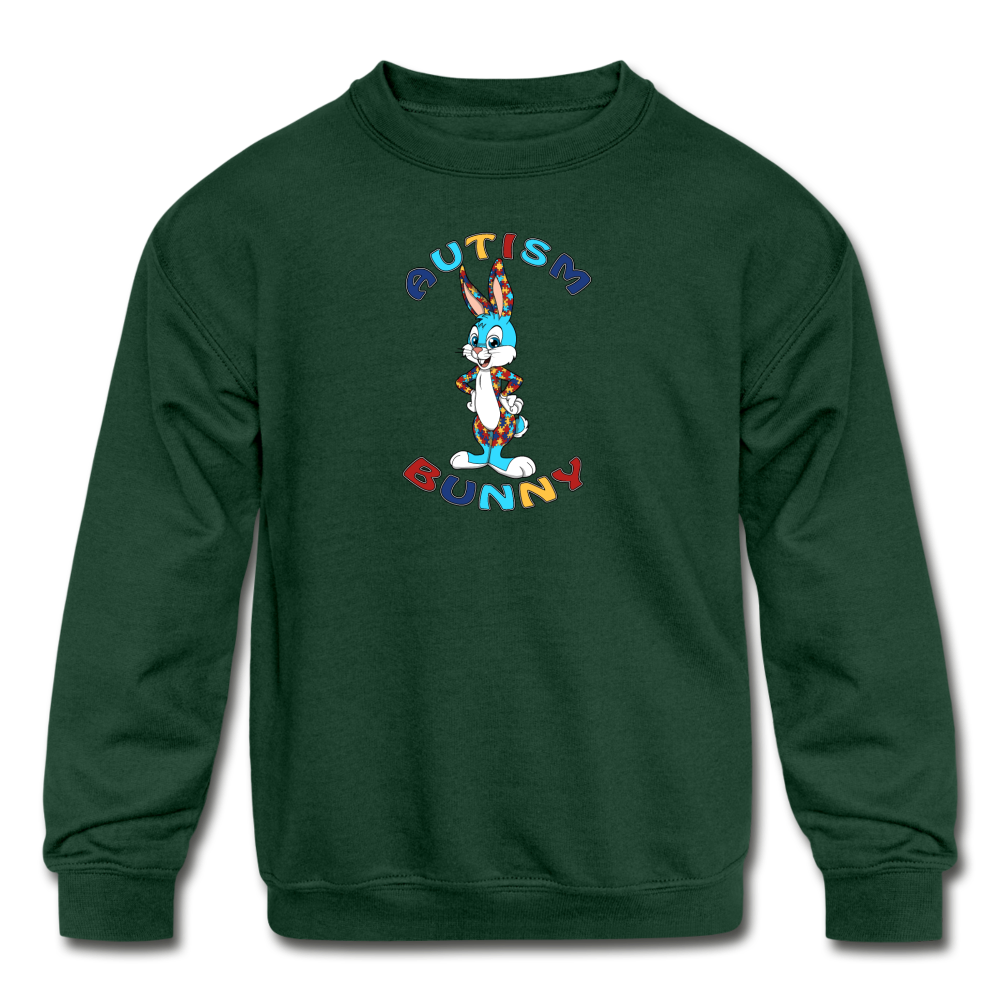 Kids' Crewneck Sweatshirt - forest green