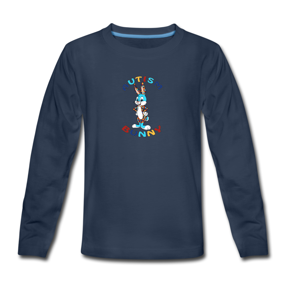 Kids' Premium Long Sleeve T-Shirt - navy