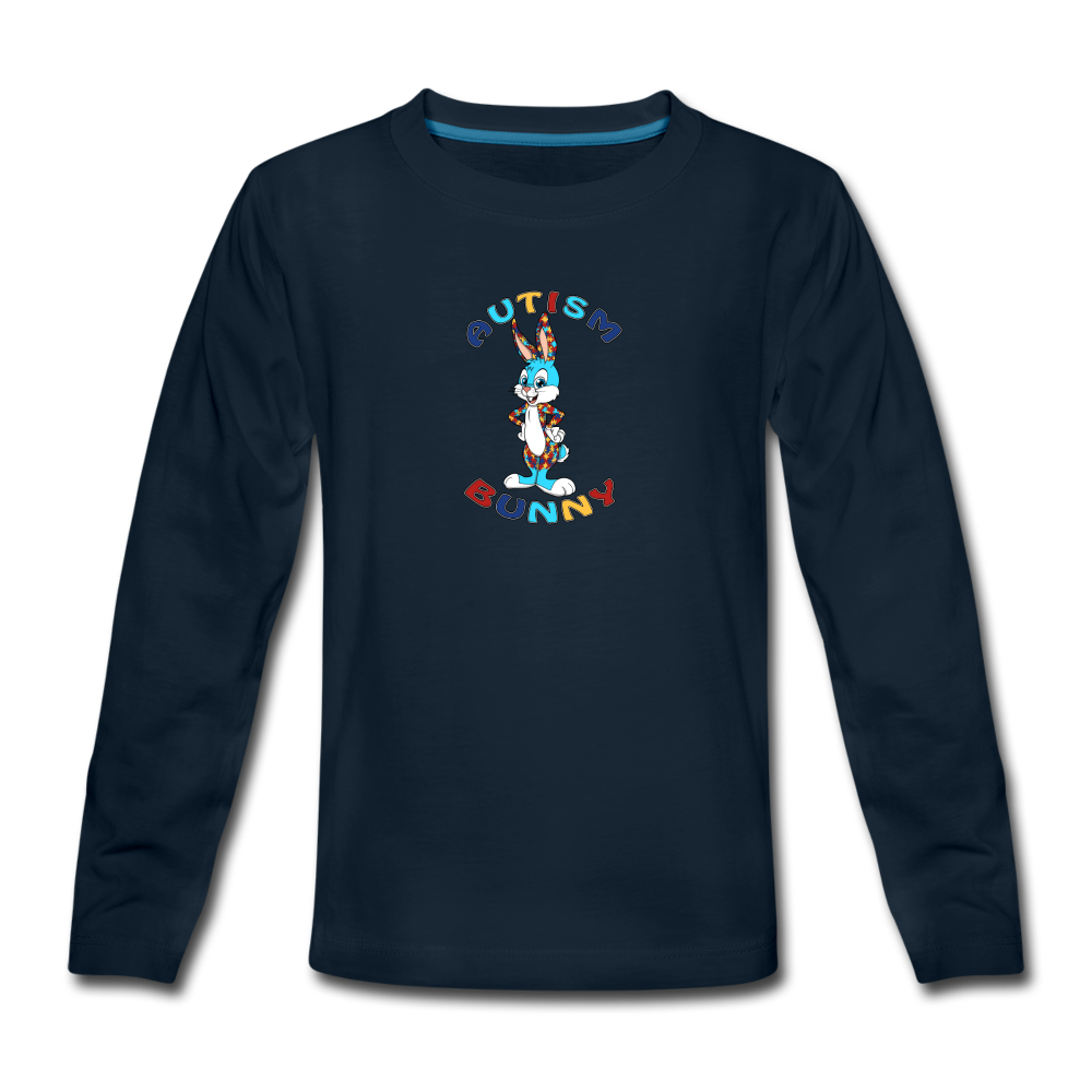 Kids' Premium Long Sleeve T-Shirt - deep navy