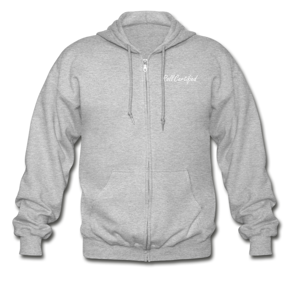 Gildan Heavy Blend Adult Zip Hoodie - heather gray