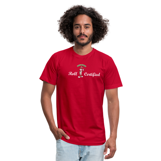 Unisex Jersey T-Shirt by Bella + Canvas - red